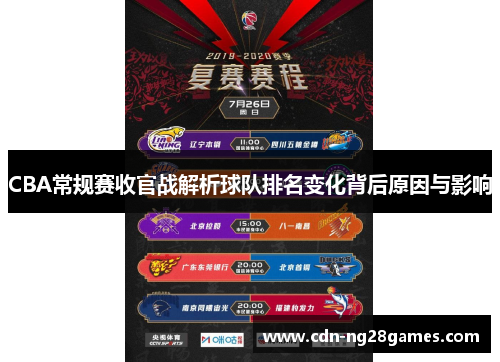 CBA常规赛收官战解析球队排名变化背后原因与影响 CBA常规赛收官战解析球队排名变化背后原因与影响